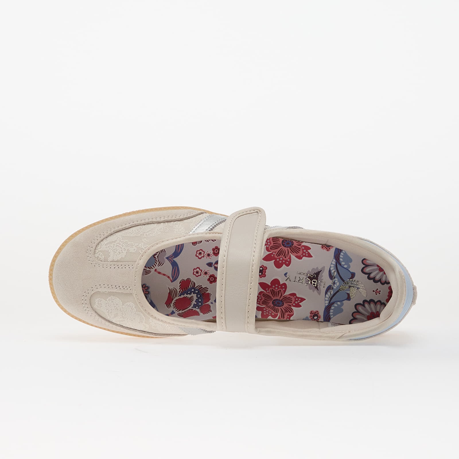 Ténis e sapatos de senhora adidas x Liberty London Samba Jane W Chalk Pearl/ Silver Metallic/ Core White