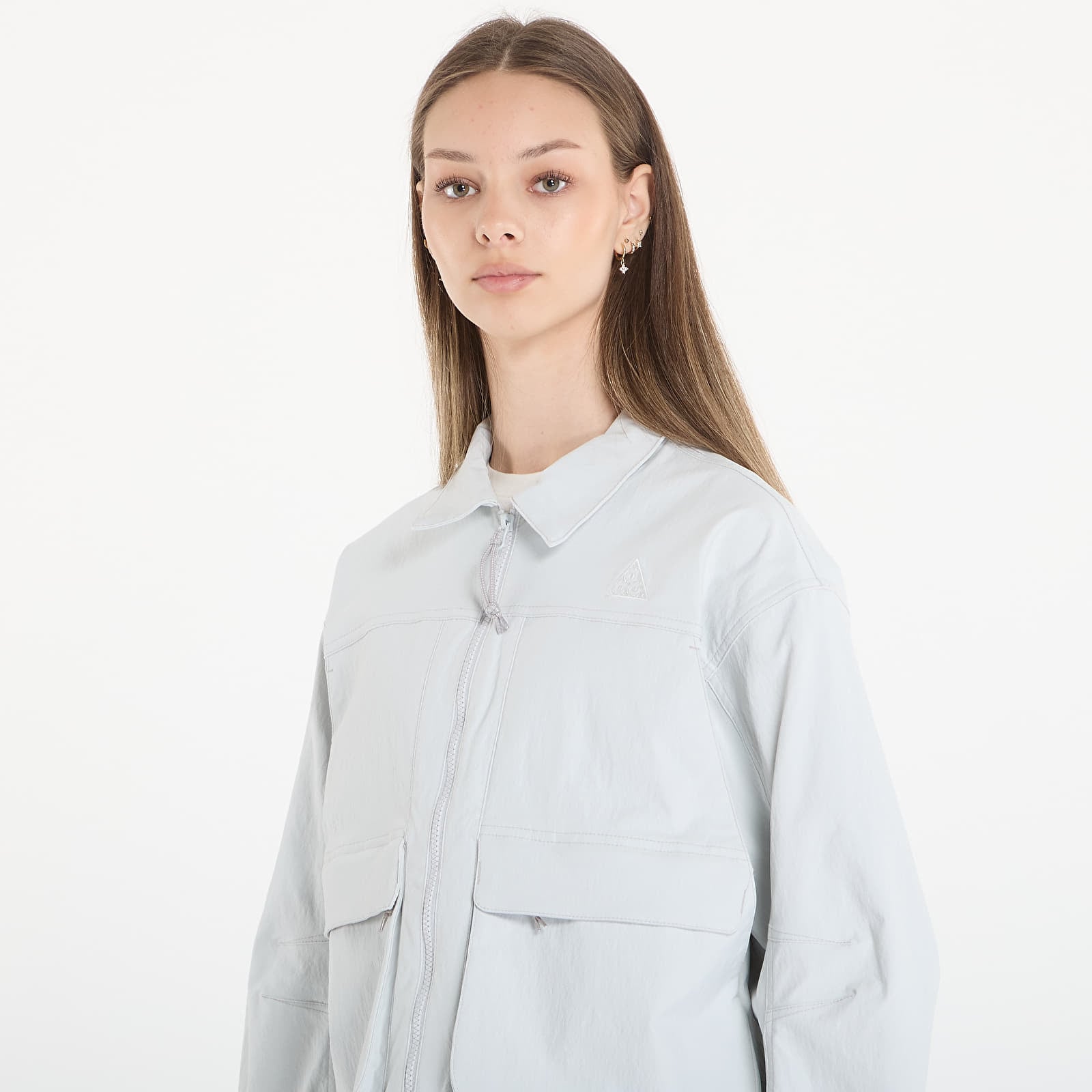 Kurtki damskie Nike ACG "Smith Summit" Women's UV-Resistant Jacket Photon Dust/ Grey Fog/ Summit White