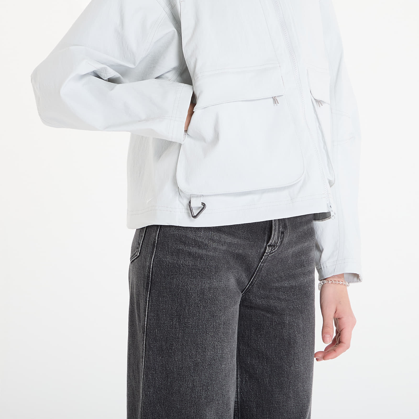 Kurtki damskie Nike ACG "Smith Summit" Women's UV-Resistant Jacket Photon Dust/ Grey Fog/ Summit White