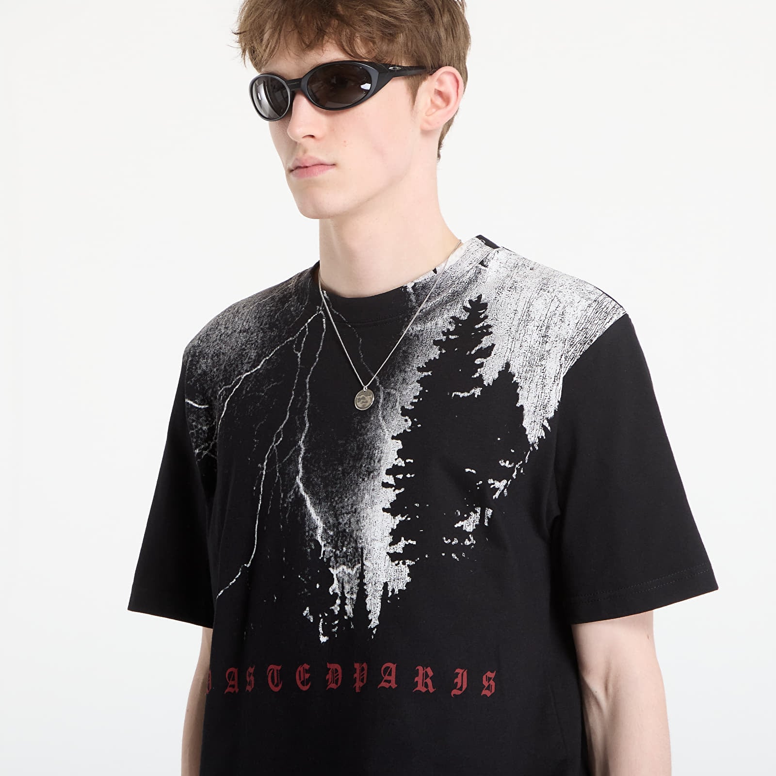 Vyriški marškinėliai Wasted Paris M Black Hill Black