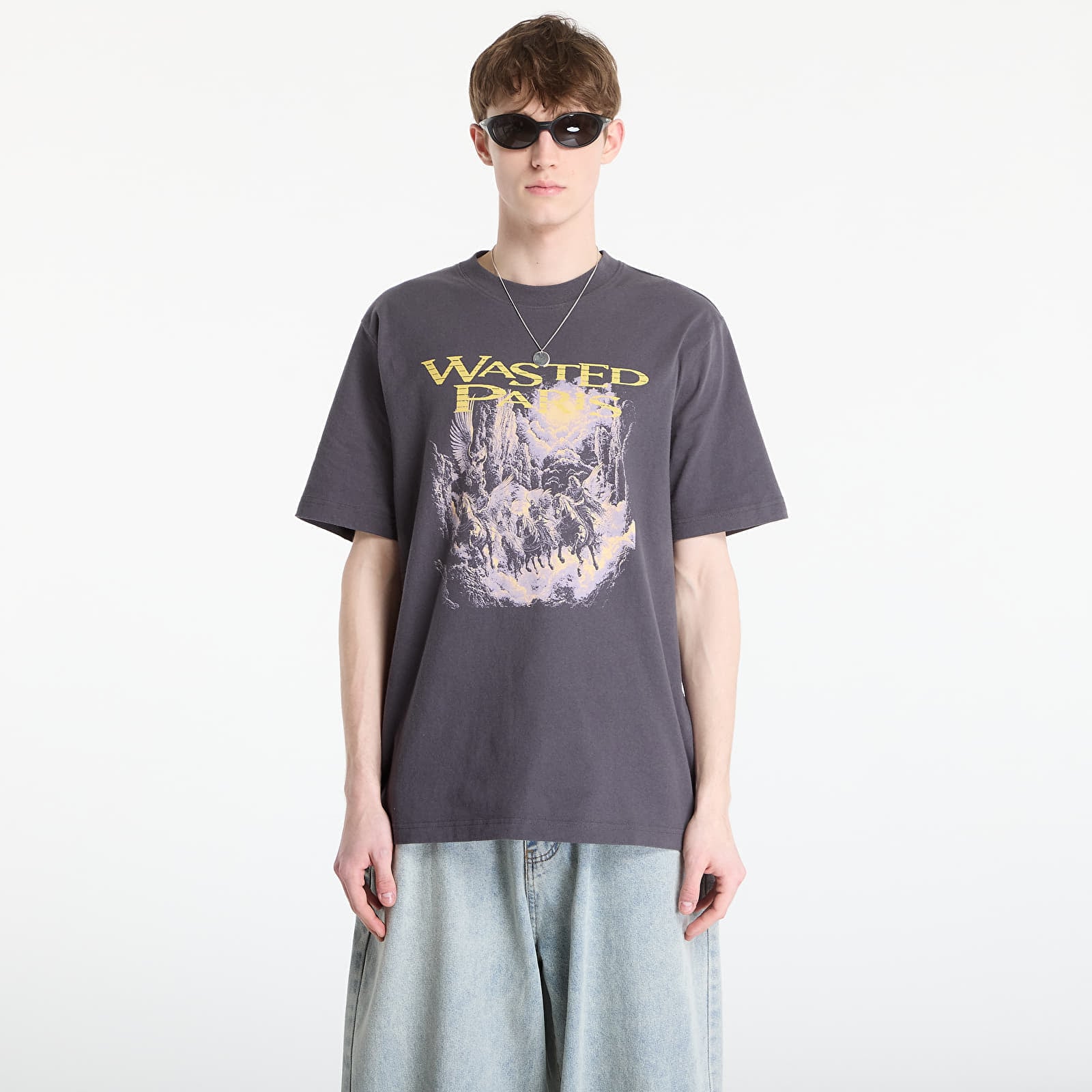 T-shirt Wasted Paris M Angels Gully Old Black S