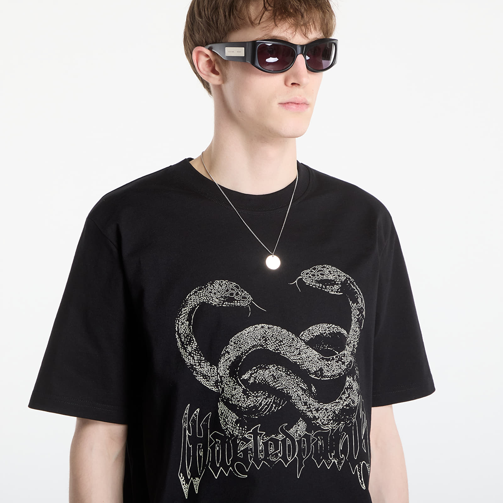 T-Shirts Männer Wasted Paris M Snakes Black