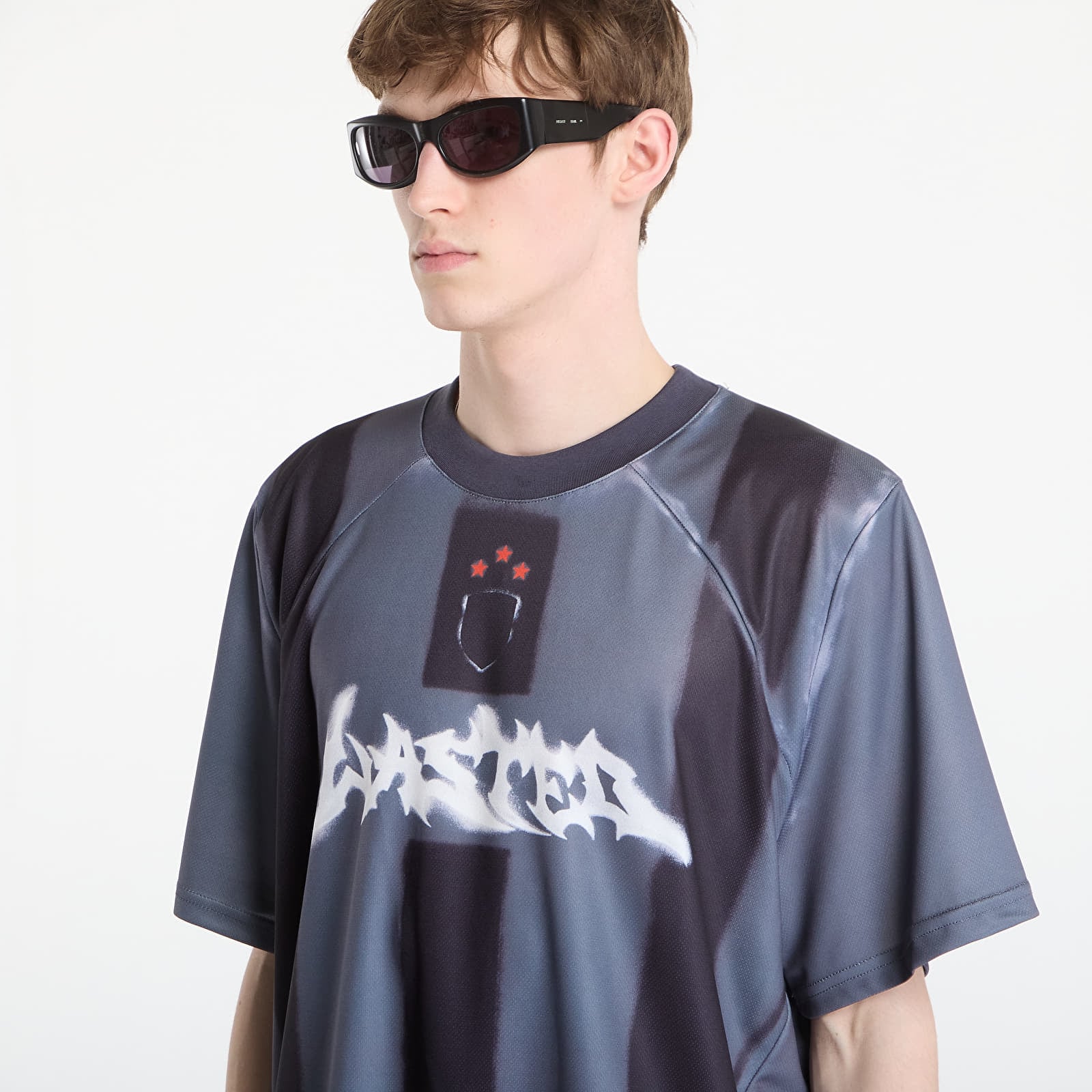 Trøjer til mænd Wasted Paris M Spray Football Jersey Black/ Stone Grey