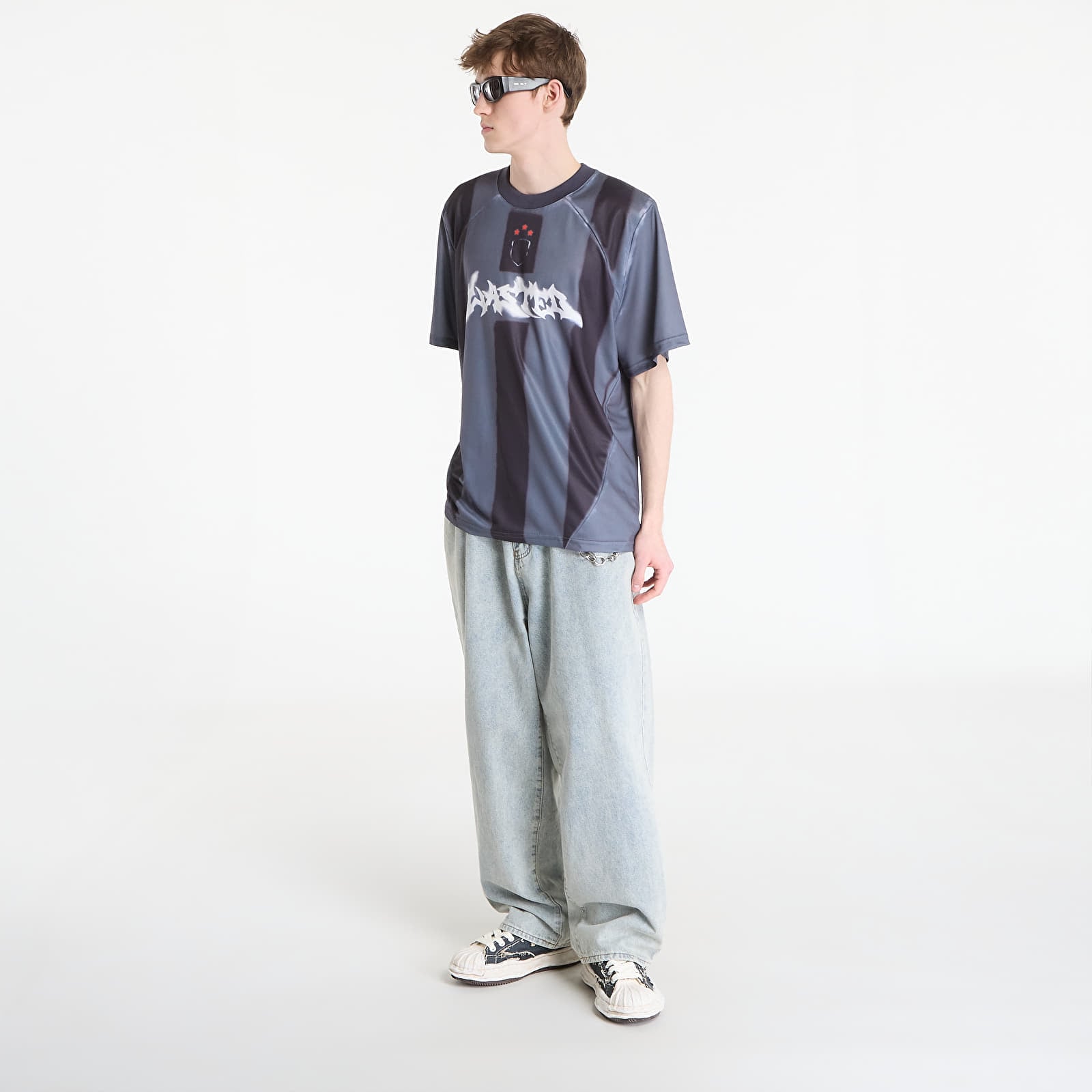 Trøjer til mænd Wasted Paris M Spray Football Jersey Black/ Stone Grey