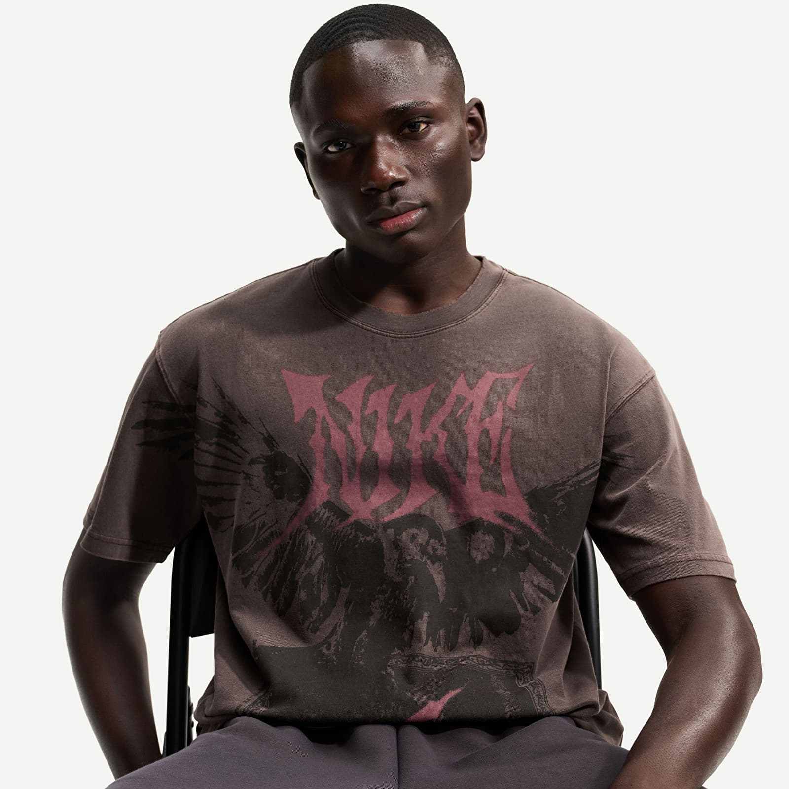 Men's T-shirts Nike Men's Basketball T-Shirt Baroque Brown