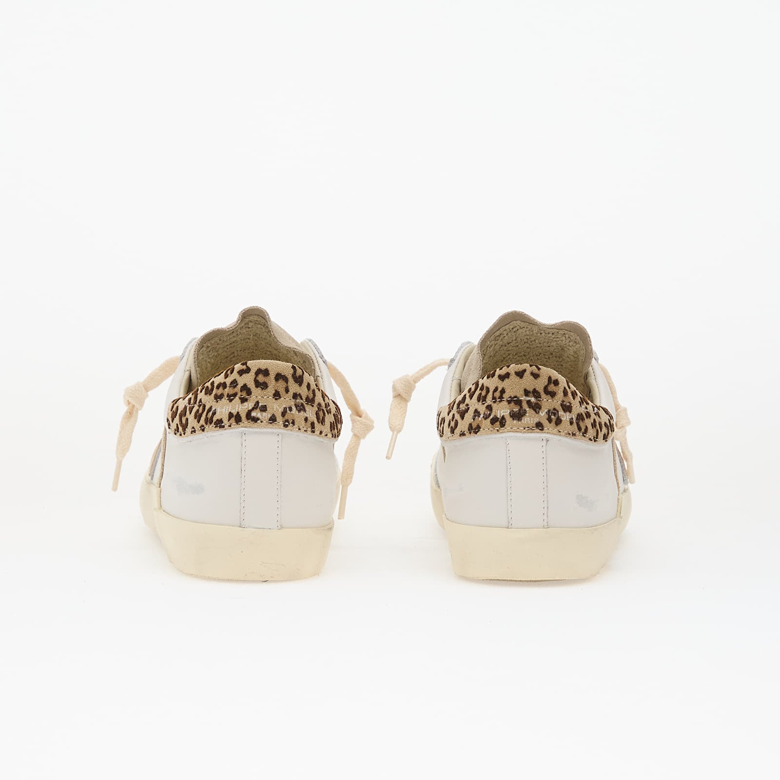 Scarpe donna Philippe Model Prsx Low Woman Veau Leo/ Blanc Mud