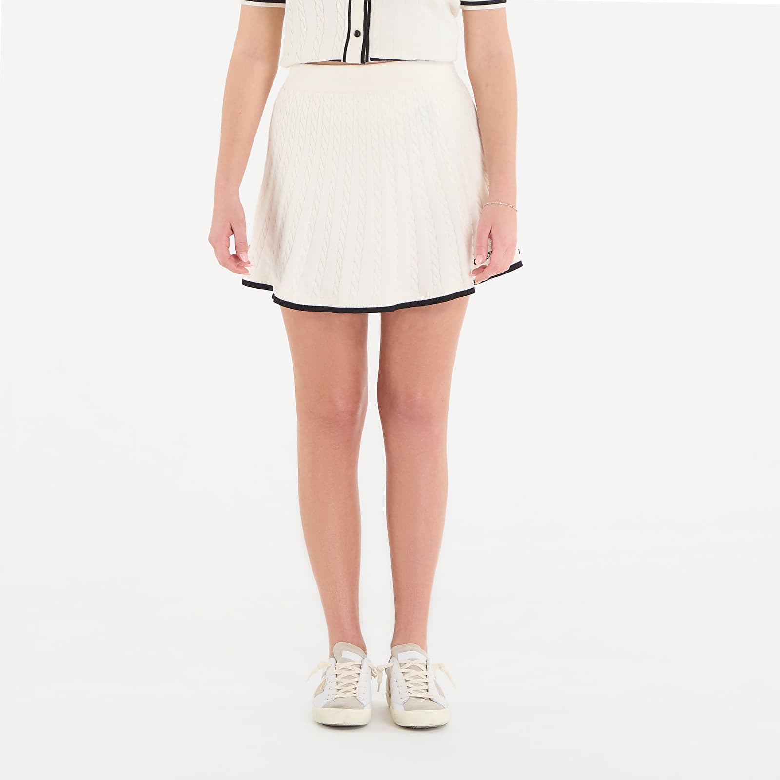 Hameet GUESS Shari Sweater Skirt  Dove White