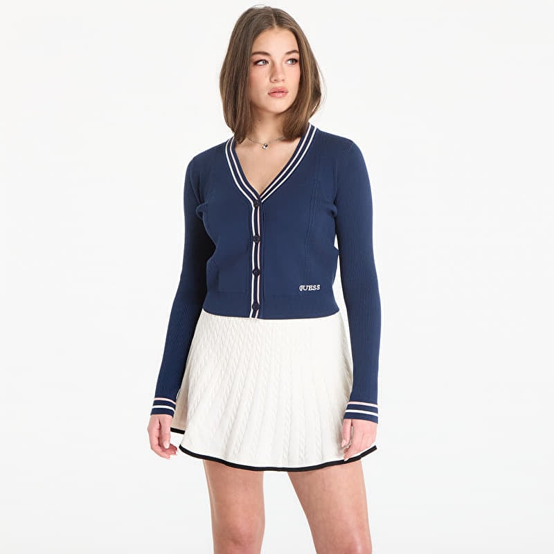 Villapaita GUESS Tricia Cardi Sweater Silk Blue