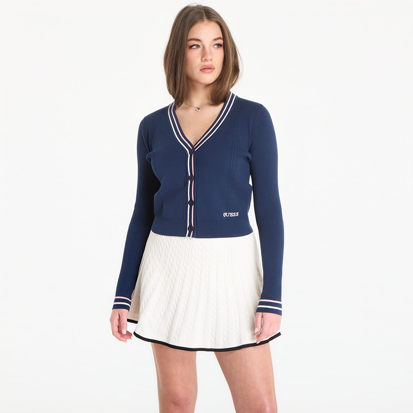 Жіночі светри GUESS Tricia Cardi Sweater Silk Blue