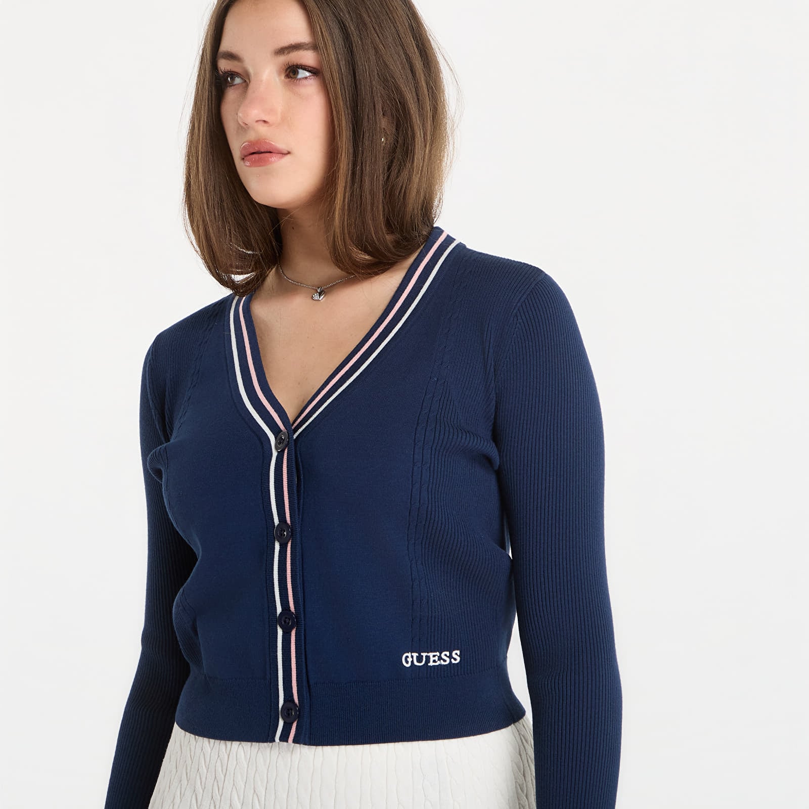 Жіночі светри GUESS Tricia Cardi Sweater Silk Blue