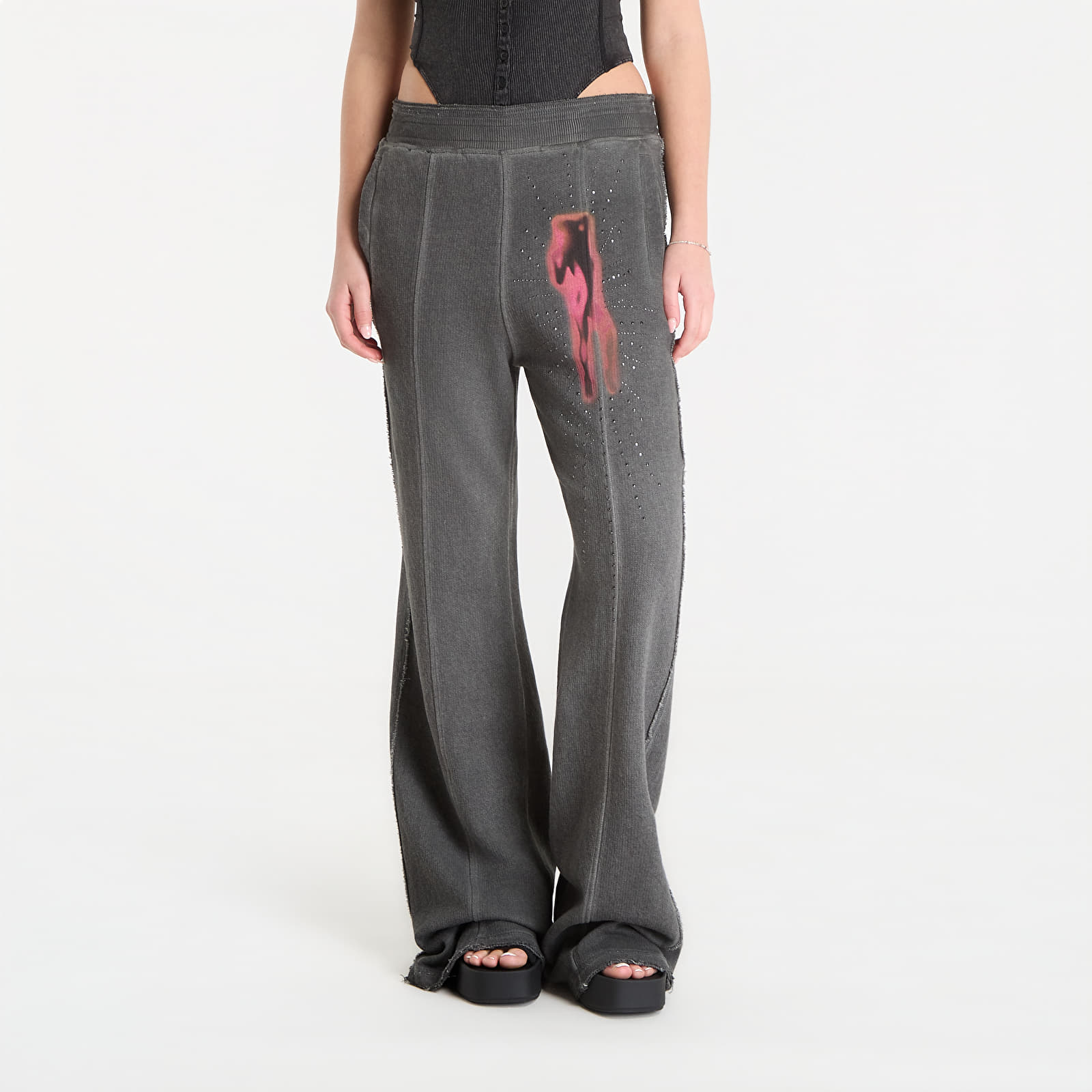 Pantaloni donna Diesel P-Anta Trousers Grigio Melange