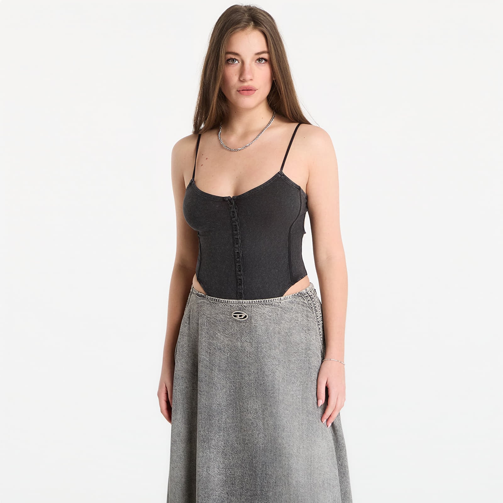 Tanktops für Frauen Diesel T-Ley Tank Top Black