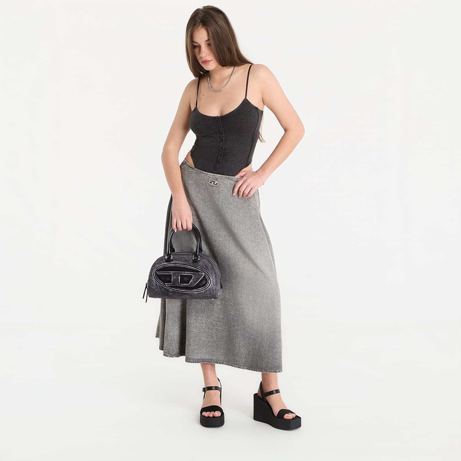 Tanktops für Frauen Diesel T-Ley Tank Top Black