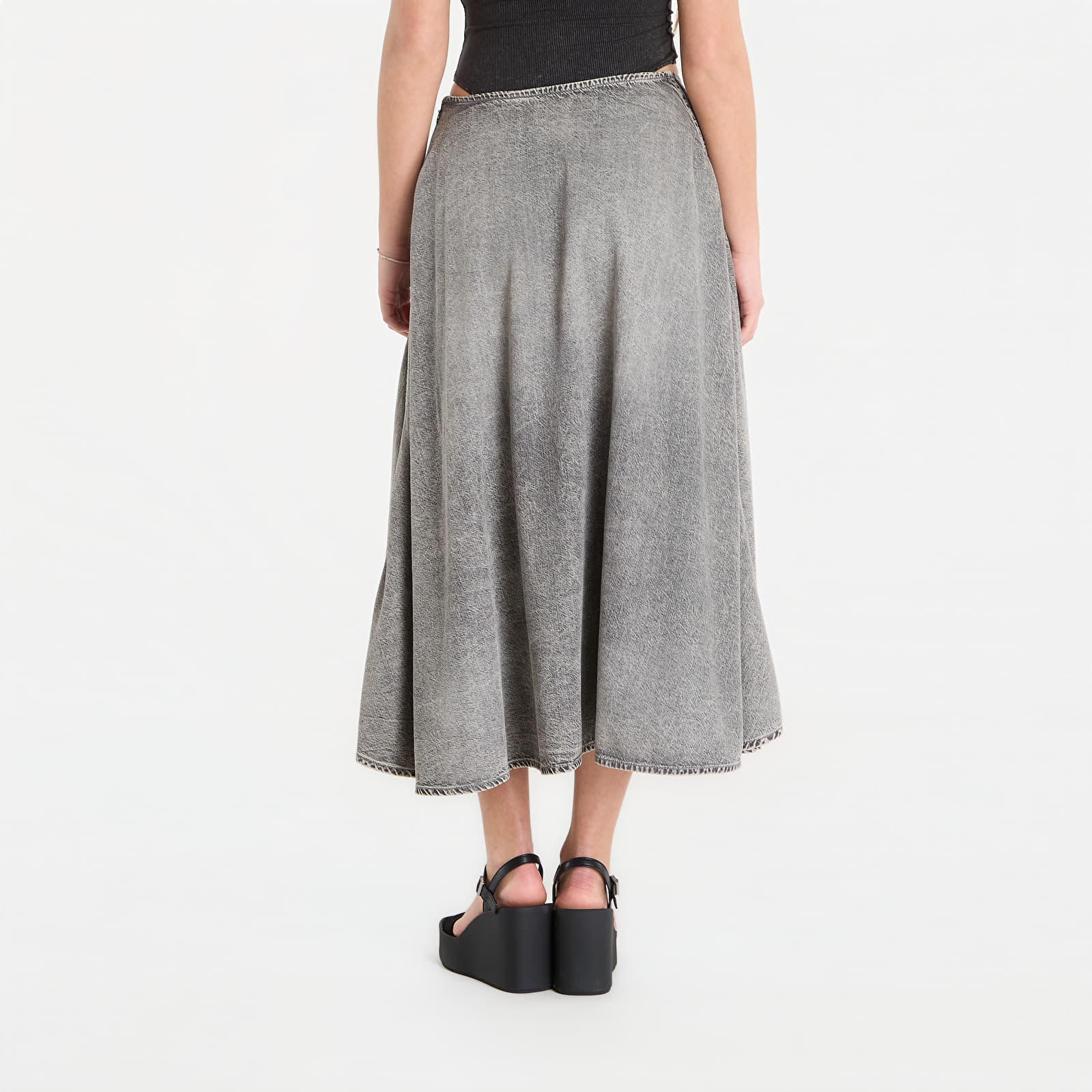 Fuste pentru femei Diesel De-Annie-S2 Skirt Black/ Blue