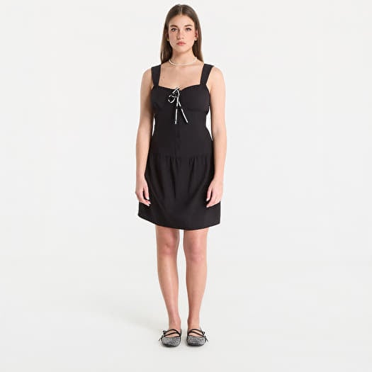 Mekko Karl Lagerfeld Jeans Strappy Mini Dress Black