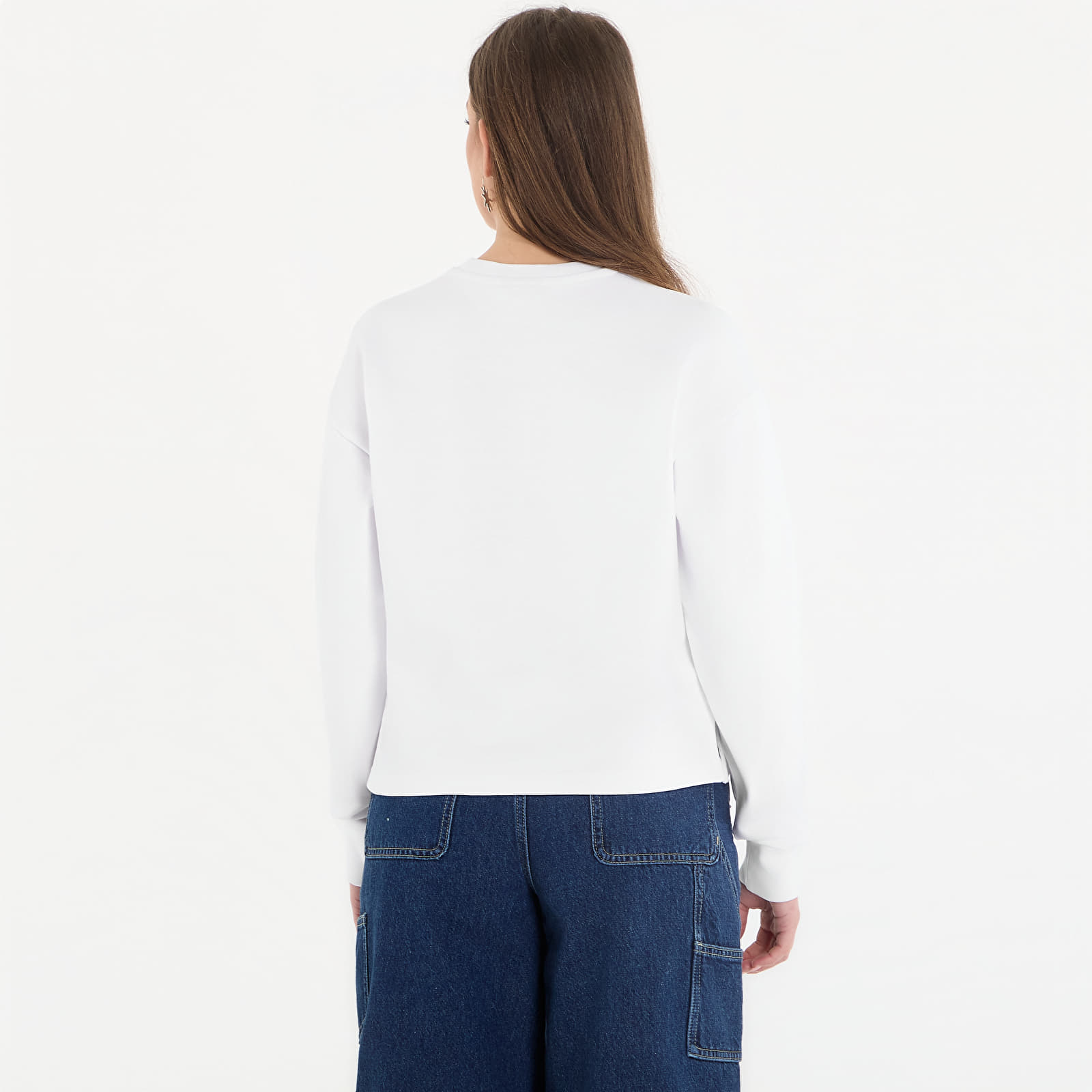 Kapuutsikud ja kampsunid Karl Lagerfeld Jeans Reg Floral Logo Sweat White