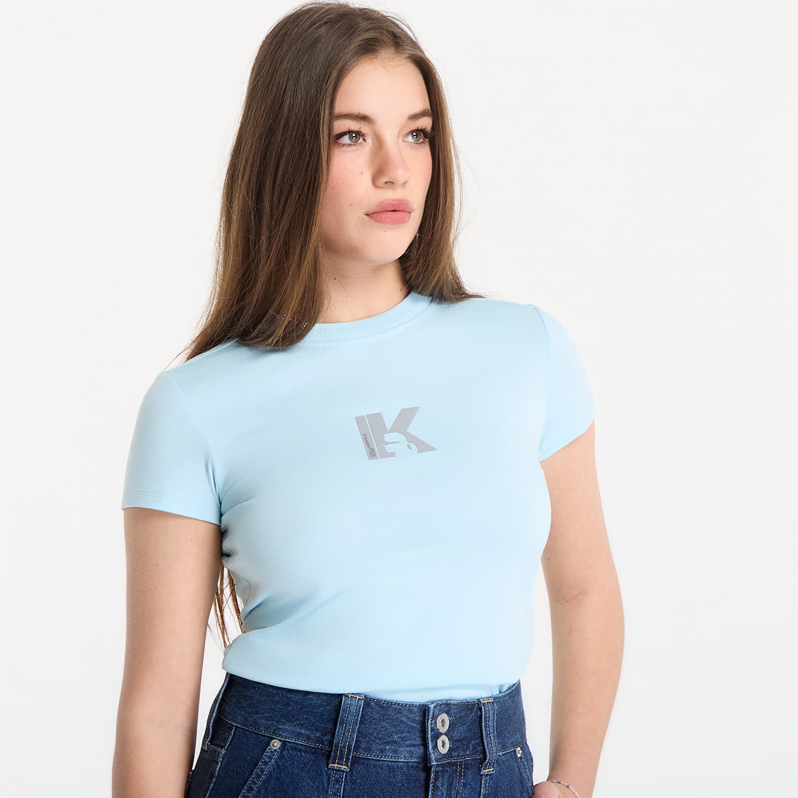 T-shirts Karl Lagerfeld Jeans Slim Ss K Logo Tee Corydalis Blue