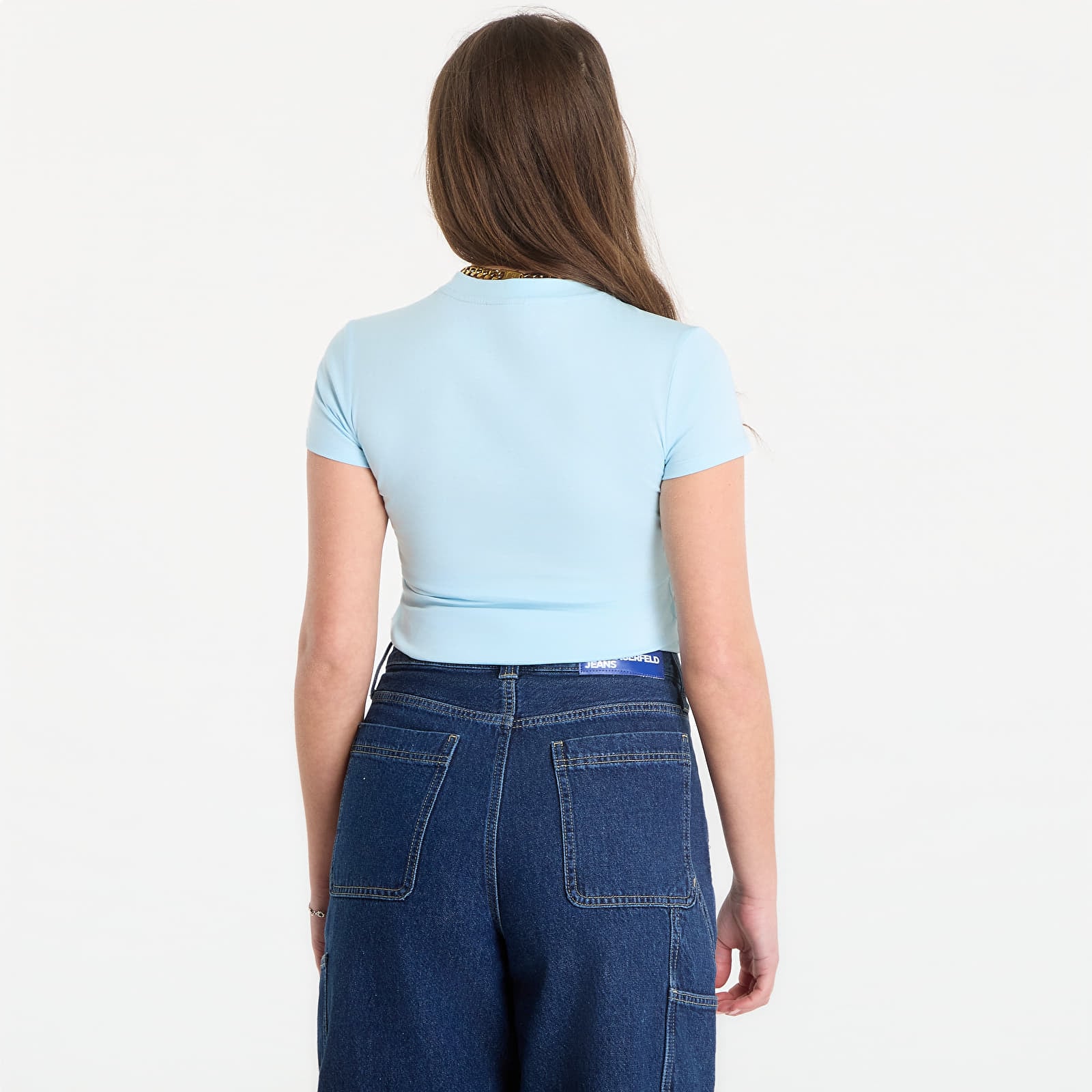 T-shirts Karl Lagerfeld Jeans Slim Ss K Logo Tee Corydalis Blue