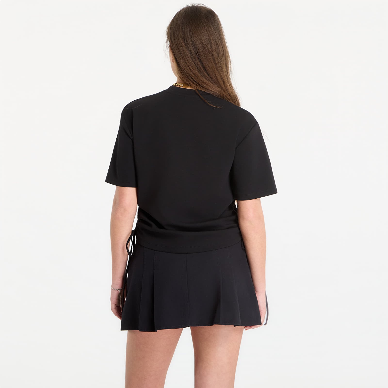 Tričká Karl Lagerfeld Jeans Reg Tie Detail Tee Black