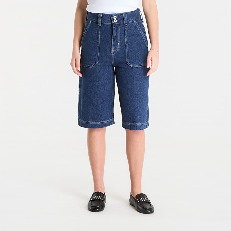 Šortai Karl Lagerfeld Jeans Denim Bermuda Stone Blue