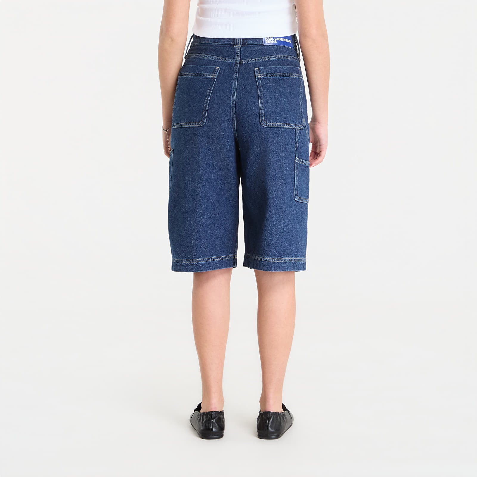Shorts Karl Lagerfeld Jeans Denim Bermuda Stone Blue