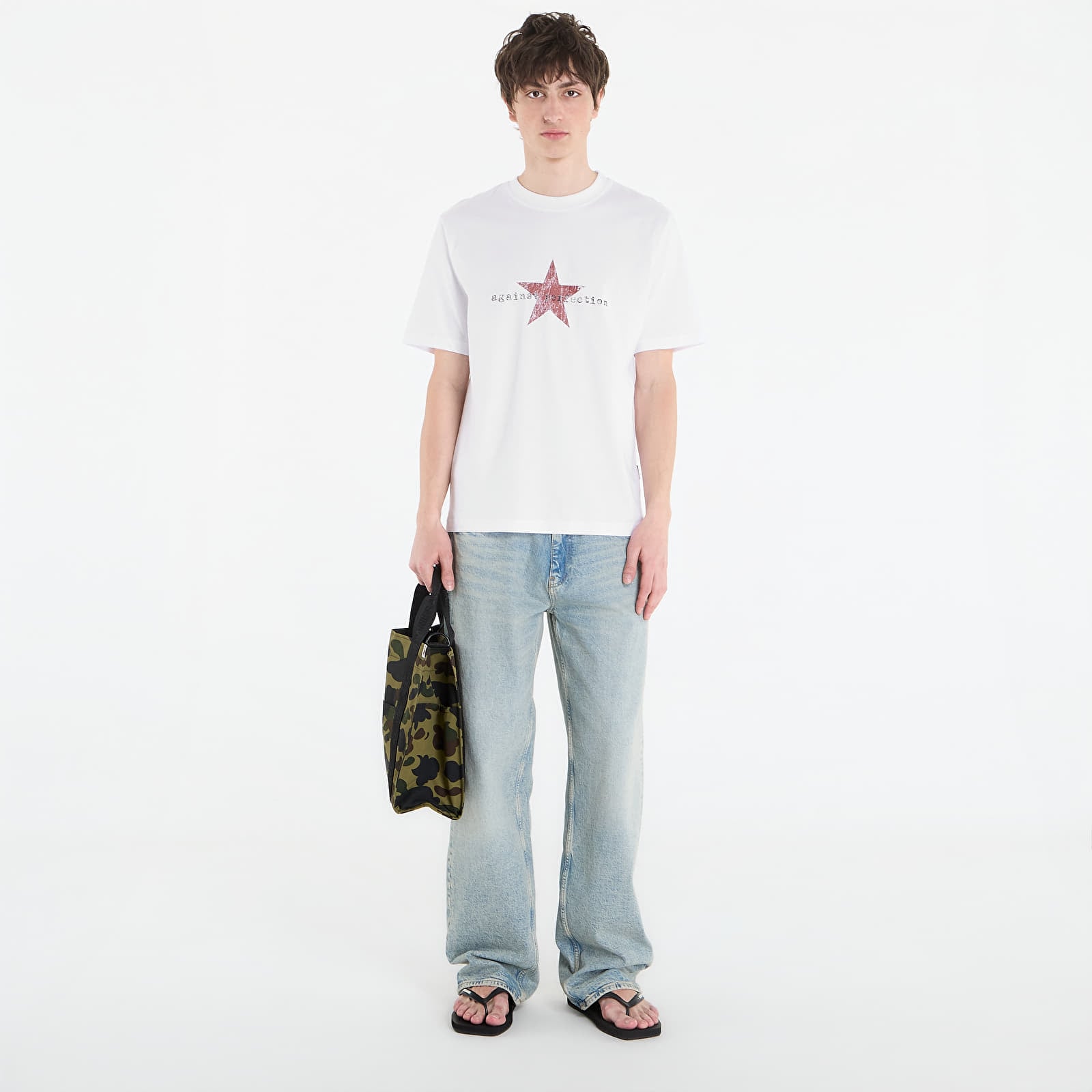 T-Shirts Männer Wasted Paris M Against Perfection T-Shirt White