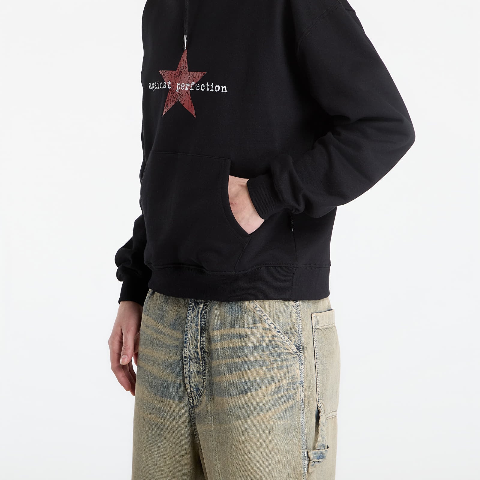 Vyriški džemperiai Wasted Paris M Against Perfection Hoodie Black