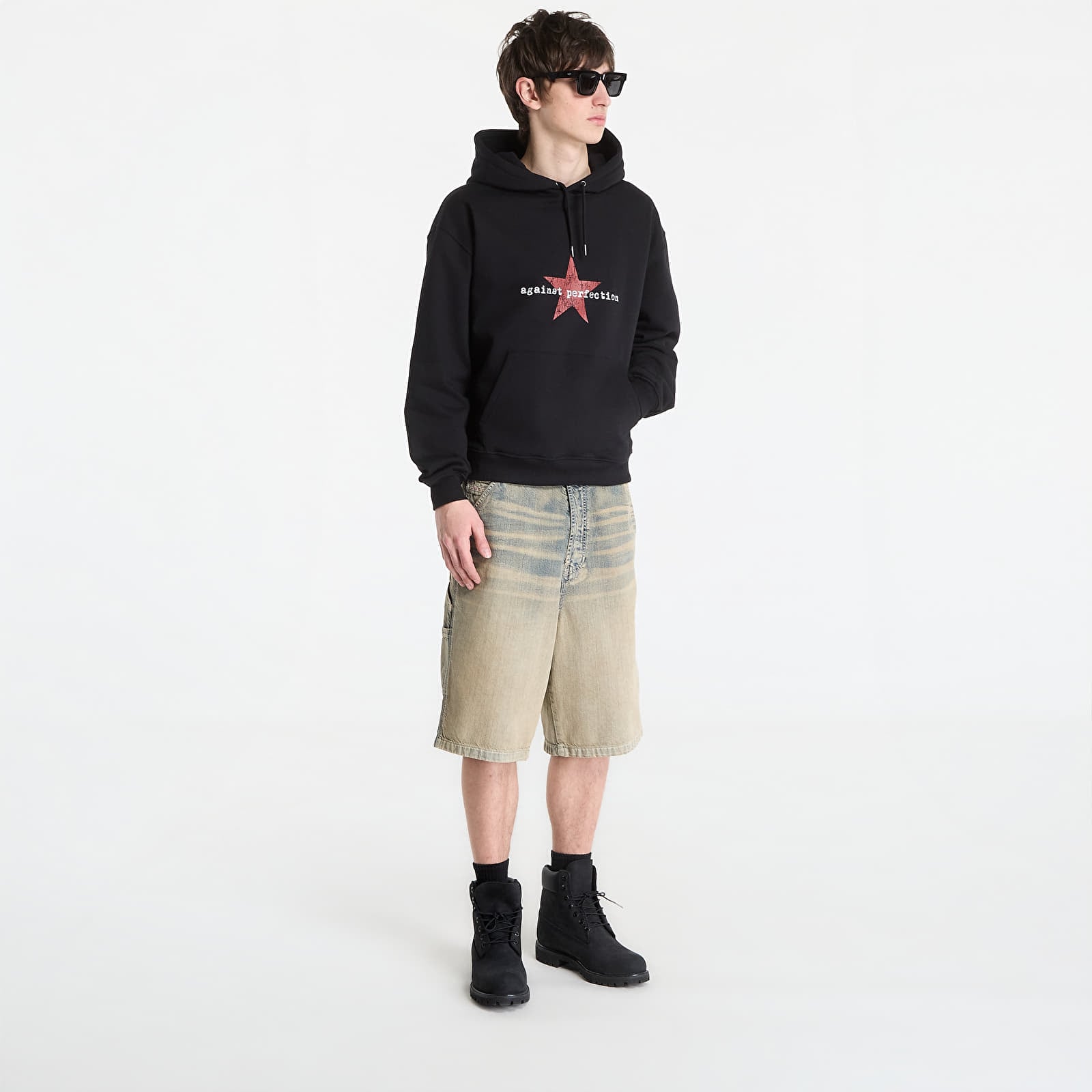 Vyriški džemperiai Wasted Paris M Against Perfection Hoodie Black