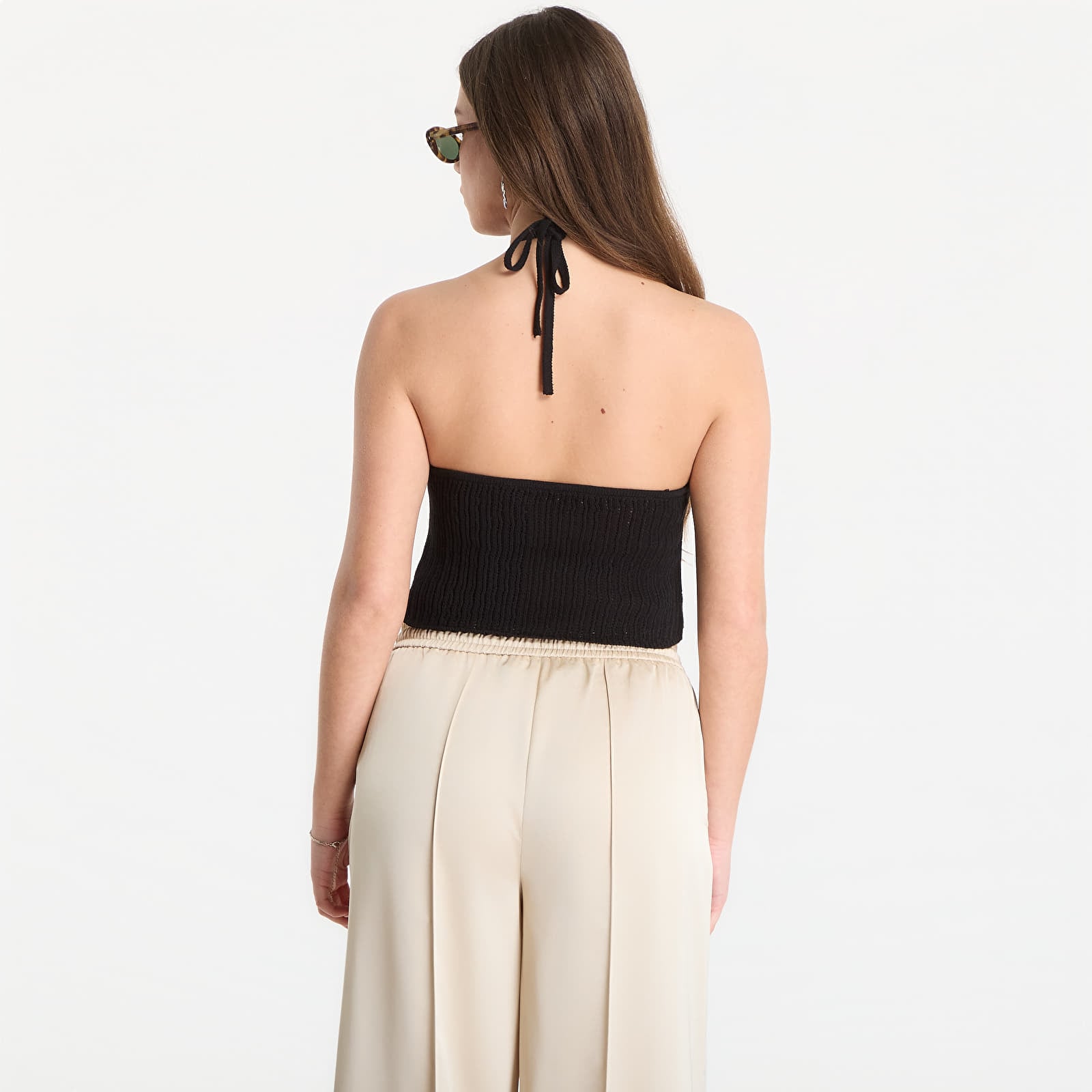 Topit Karl Lagerfeld Jeans Textured Top Black