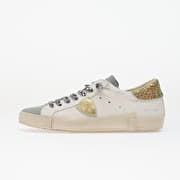 Philippe Model Prsx Low Woman Veau Glitter/ Blanc Azul