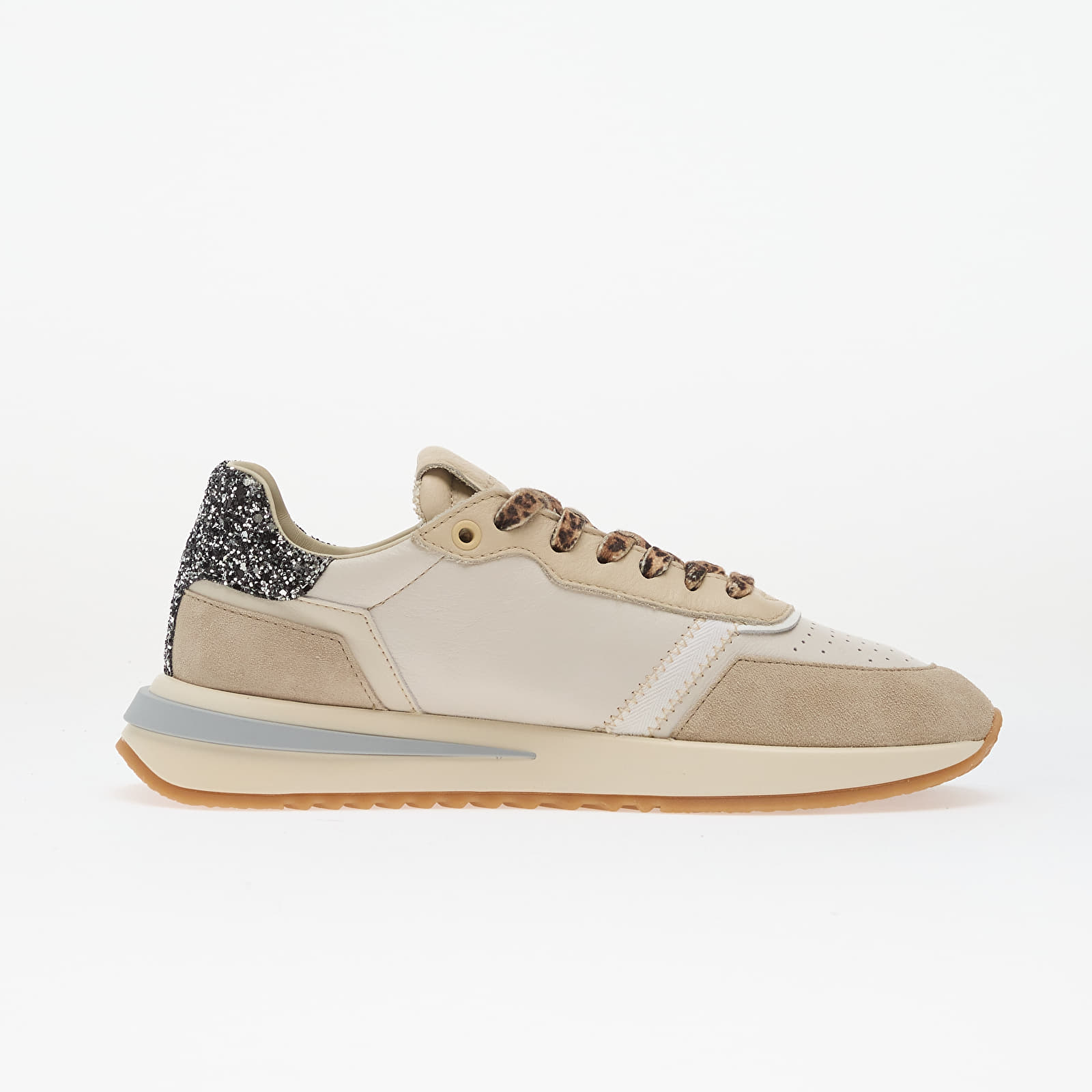 Naisten lenkkarit ja kengät Philippe Model Tropez 2.1 Low Woman Veau Glitter/ Sable'