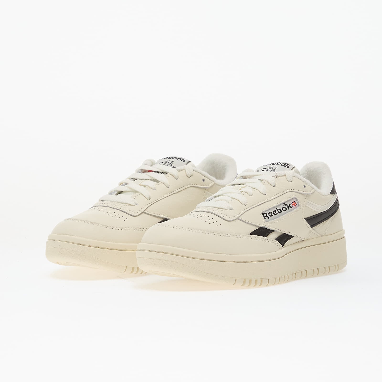 Naisten lenkkarit ja kengät Reebok Club C Double Revenge Chalk/ Core Black/ Chalk