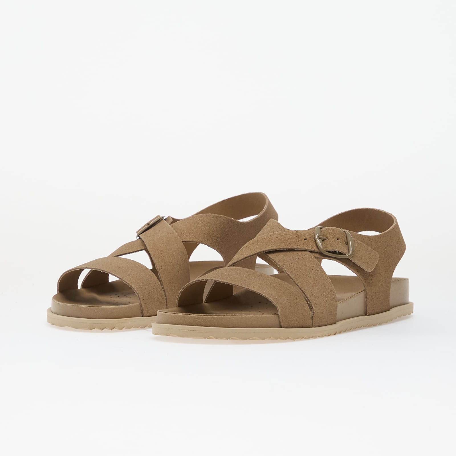 Naisten lenkkarit ja kengät Geox D Sandybett Lt Taupe