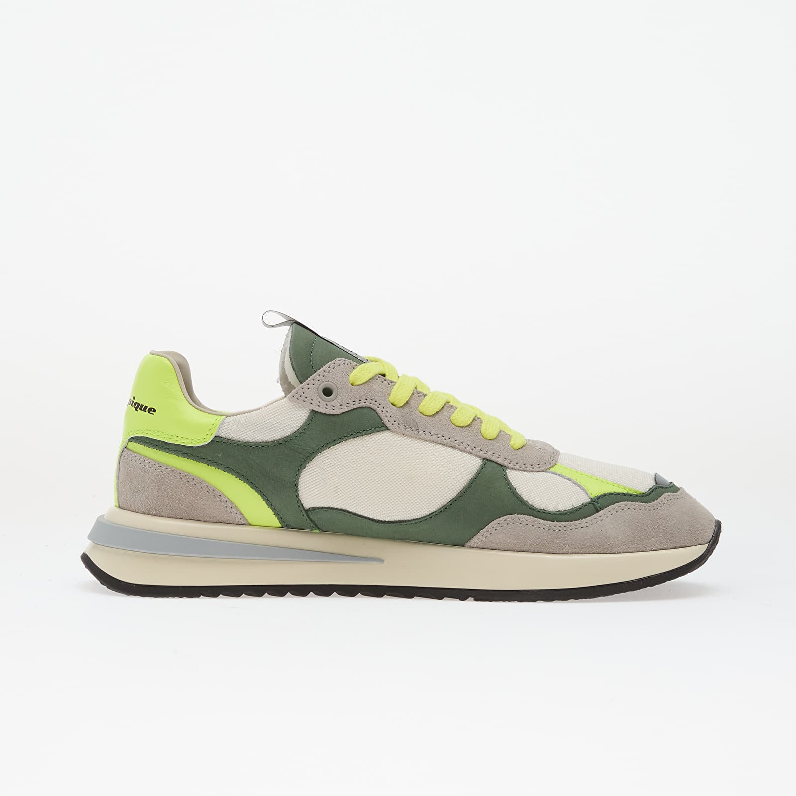 Scarpe uomo Philippe Model Olympique Low Man Tech Resau/ Blanc Vert