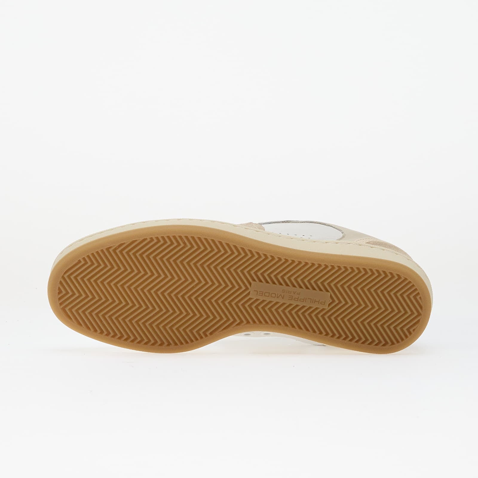 Naisten lenkkarit ja kengät Philippe Model Pgal Low Woman Veau Pop/ Blanc Beige