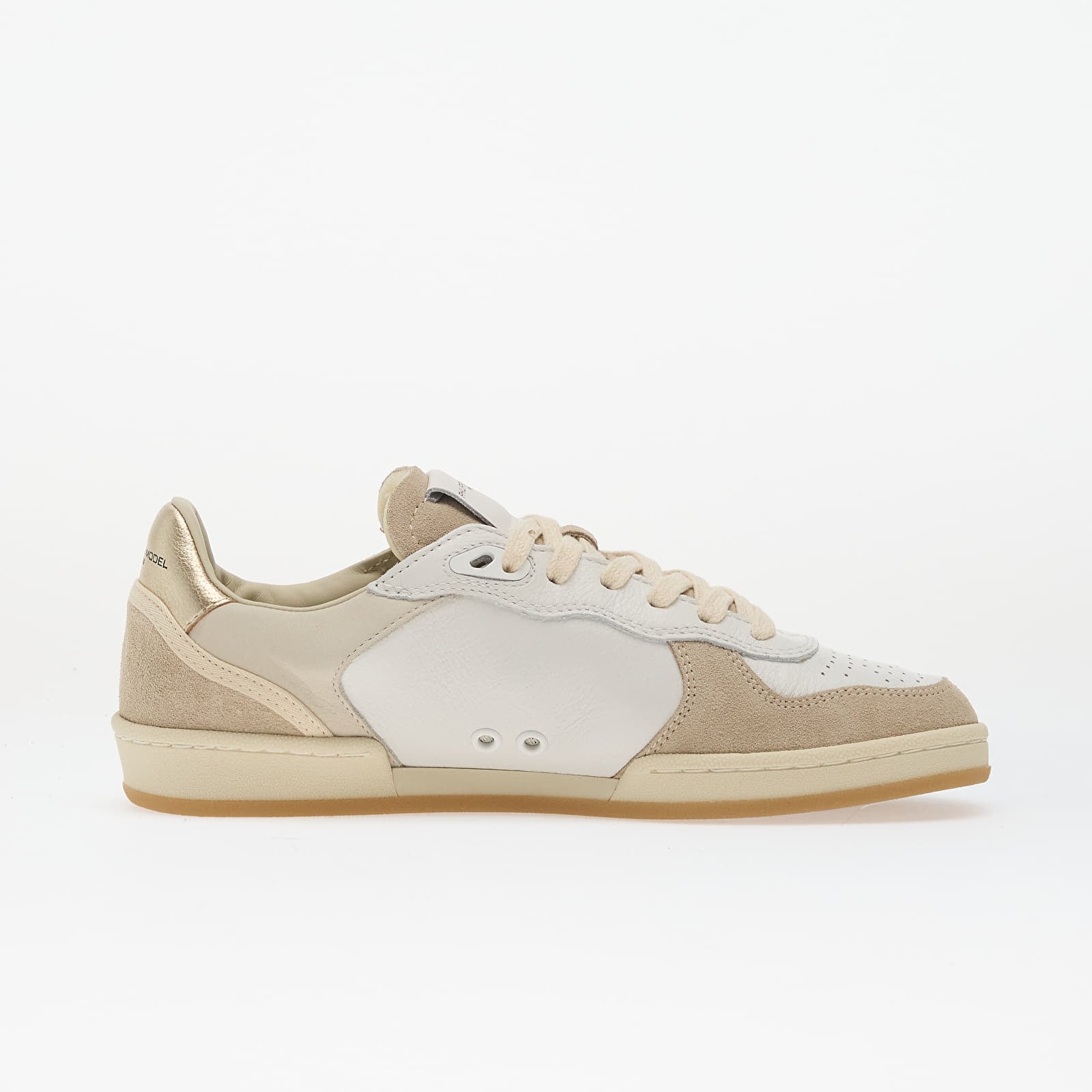 Naisten lenkkarit ja kengät Philippe Model Pgal Low Woman Veau Pop/ Blanc Beige