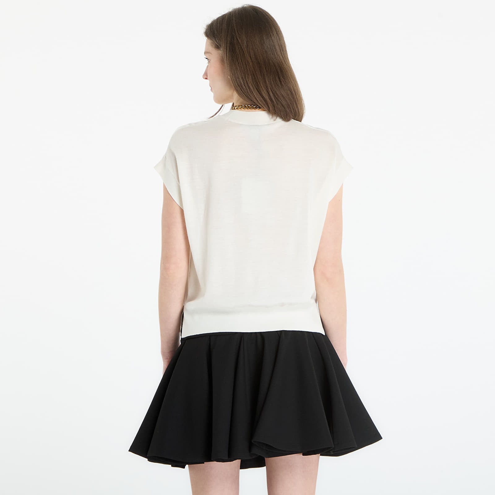 Tricouri  AllSaints Terra Knit Tee Chalk White