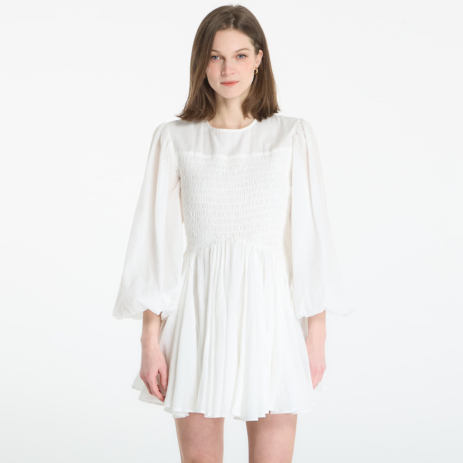Облекло AllSaints Chia Dress White 12
