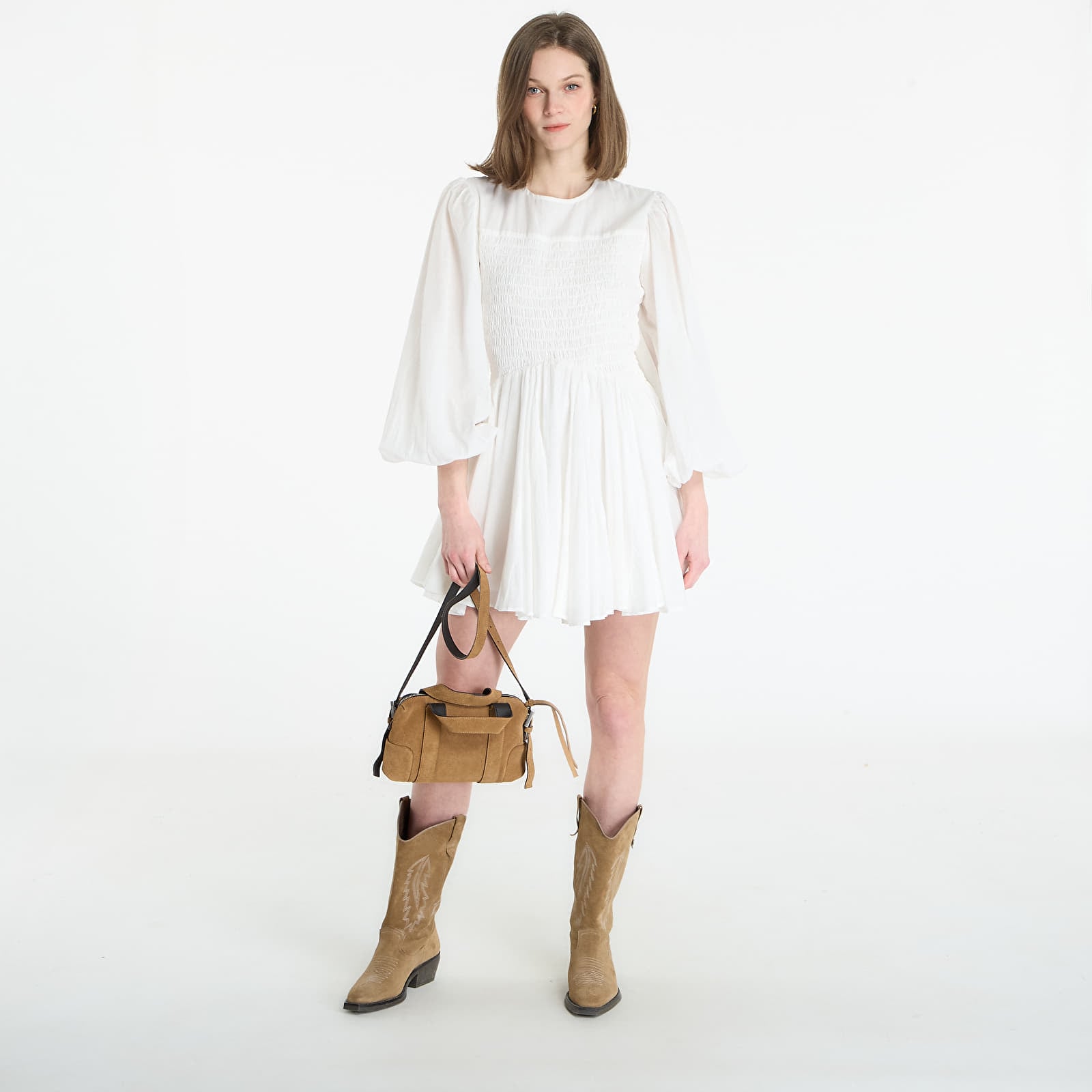 Abiti da donna AllSaints Chia Dress White