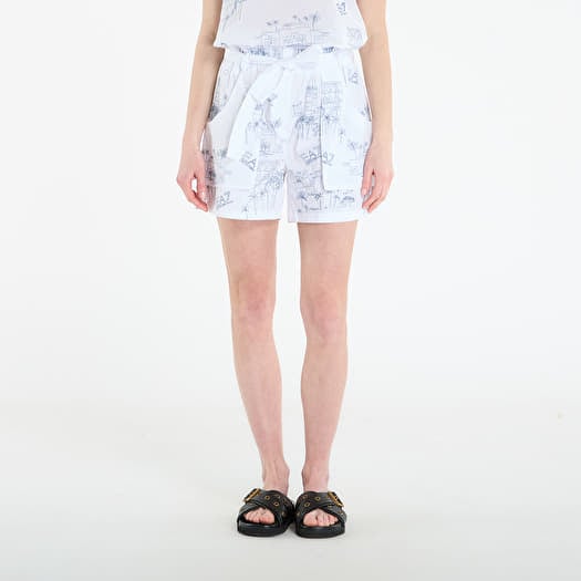 Szorty EA7 Emporio Armani Train Costa Shorts Fancy White Embro