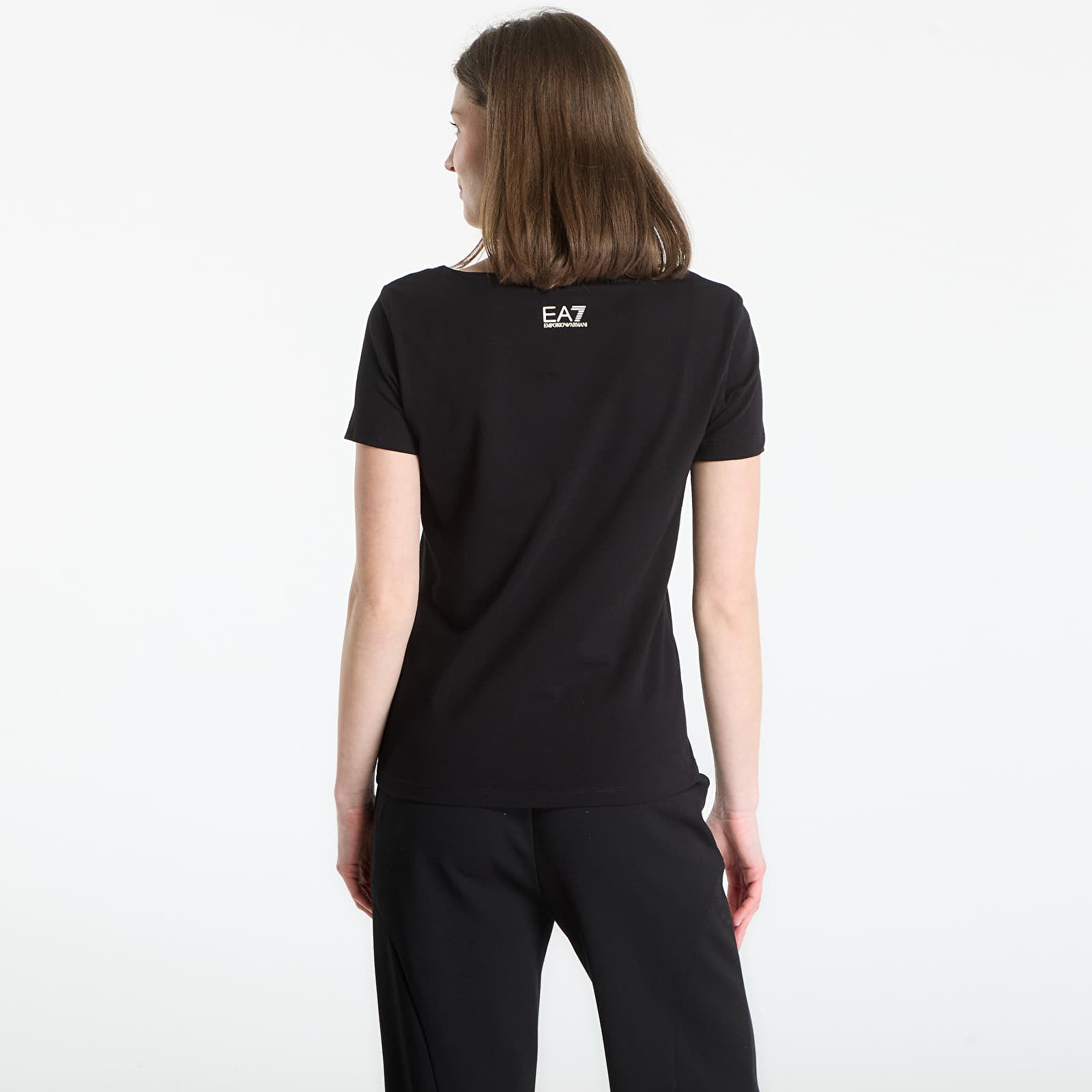 Tricouri  EA7 Emporio Armani Train Logo T-Shirt Black