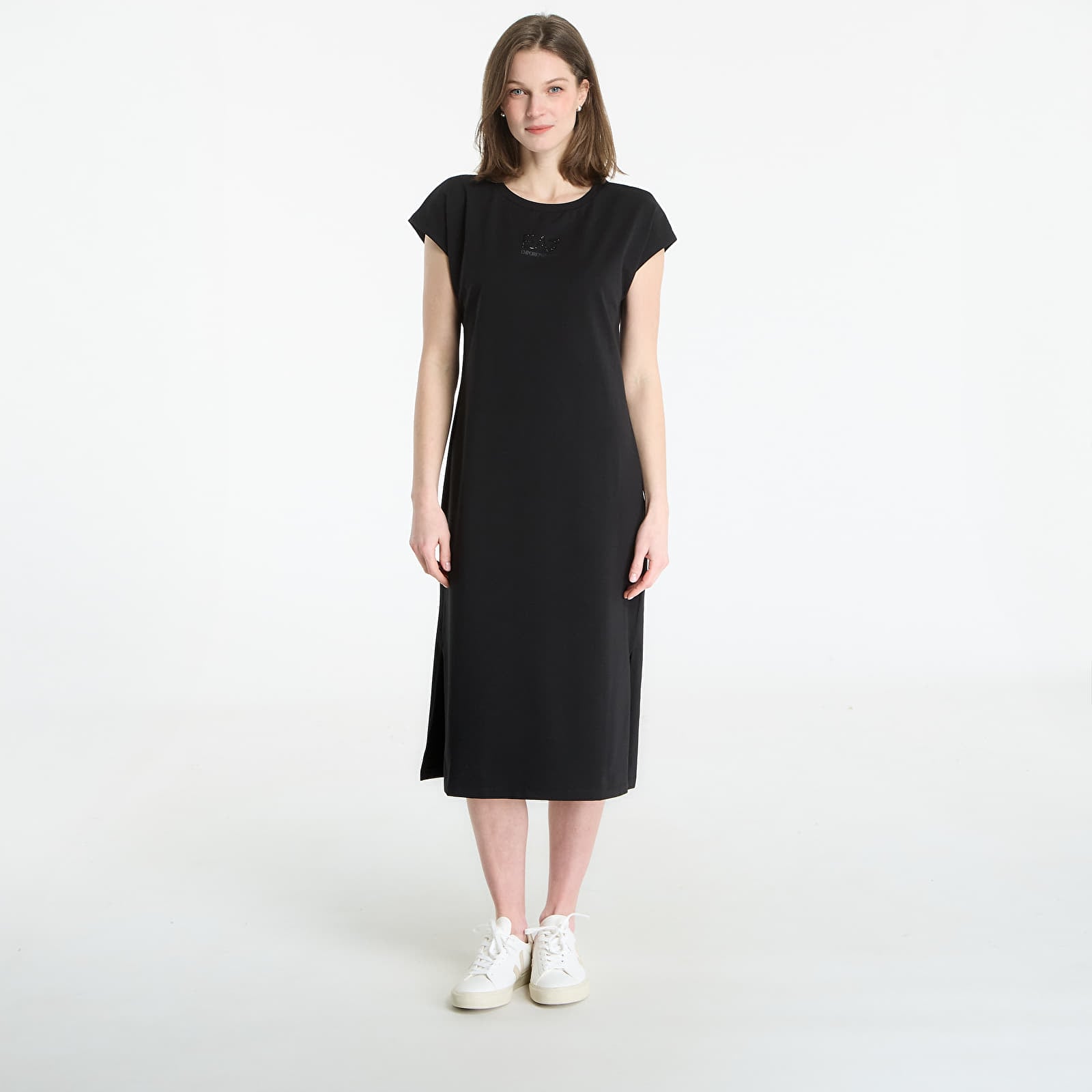 Dresses EA7 Emporio Armani Logo Series Dress Black/ Black