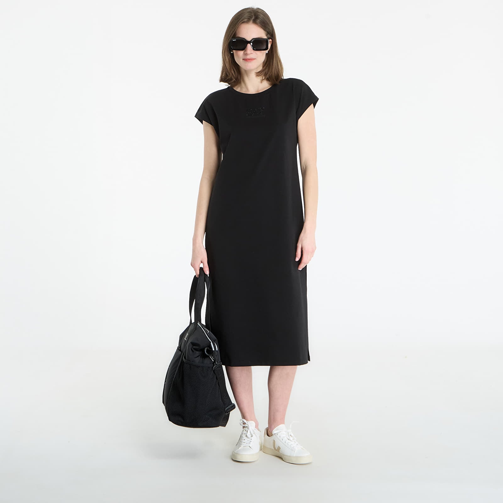 Dresses EA7 Emporio Armani Logo Series Dress Black/ Black