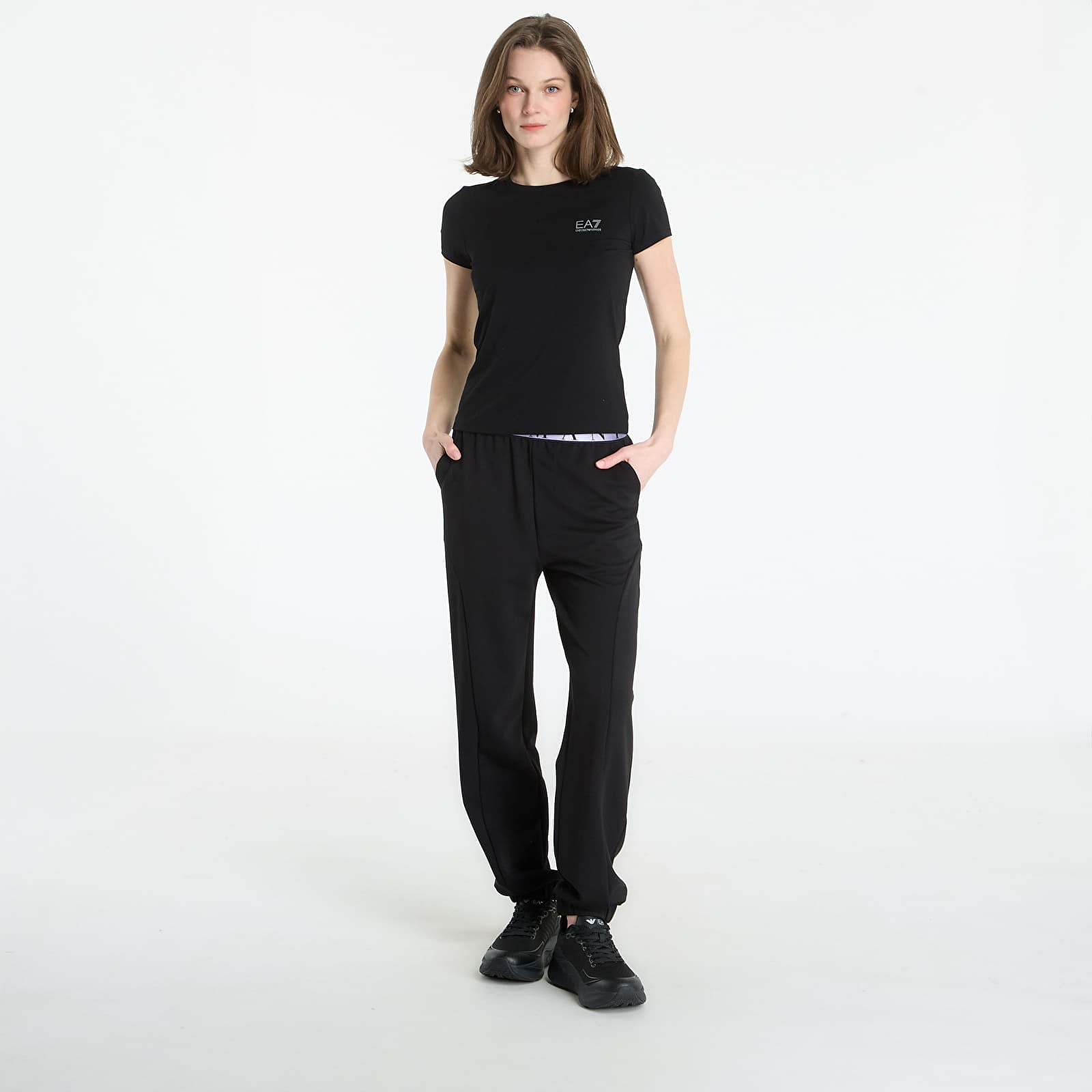 Byxor EA7 Emporio Armani Natural Vent Trouser Black