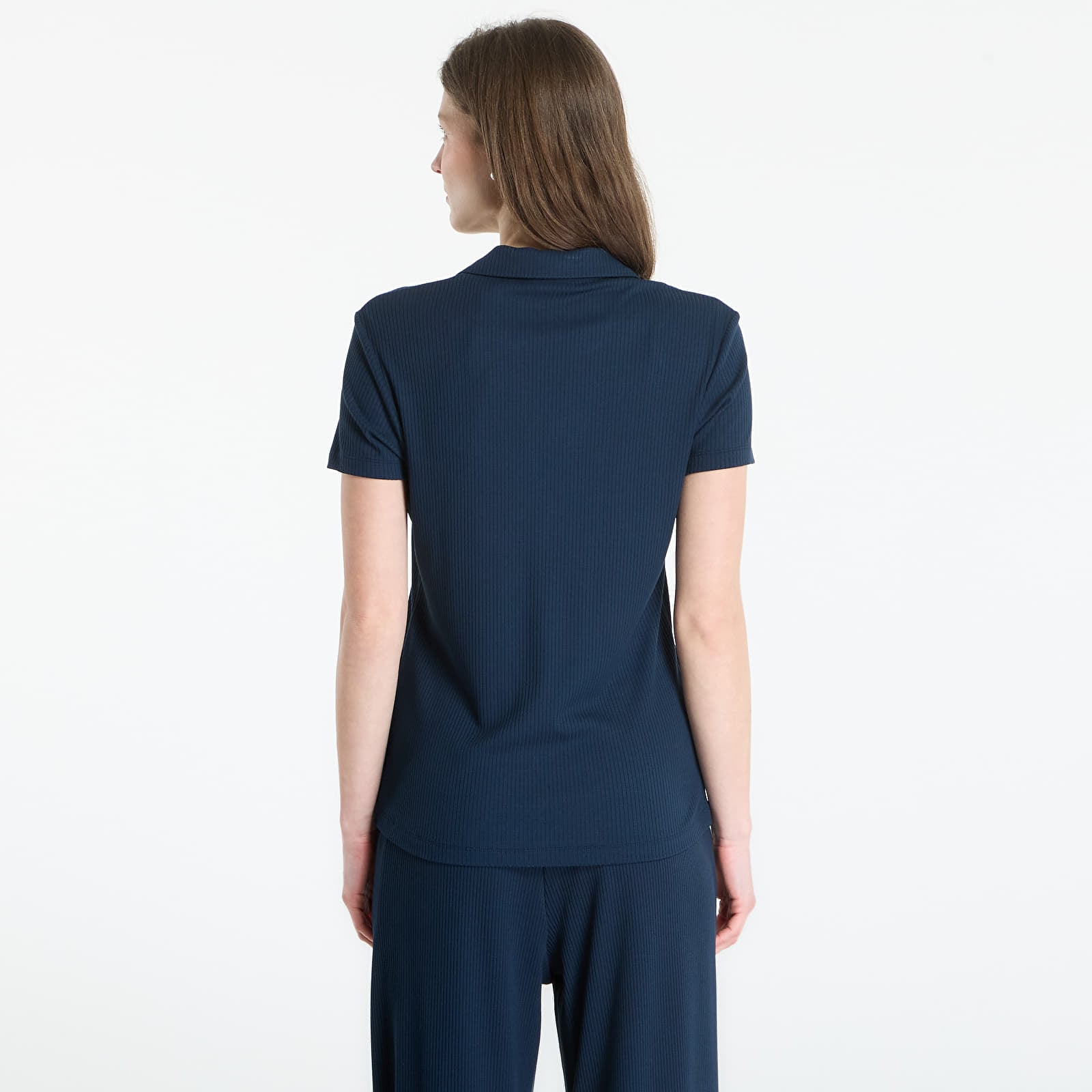 Tricouri femei EA7 Emporio Armani Train Costa Polo Shirt Armani Blue