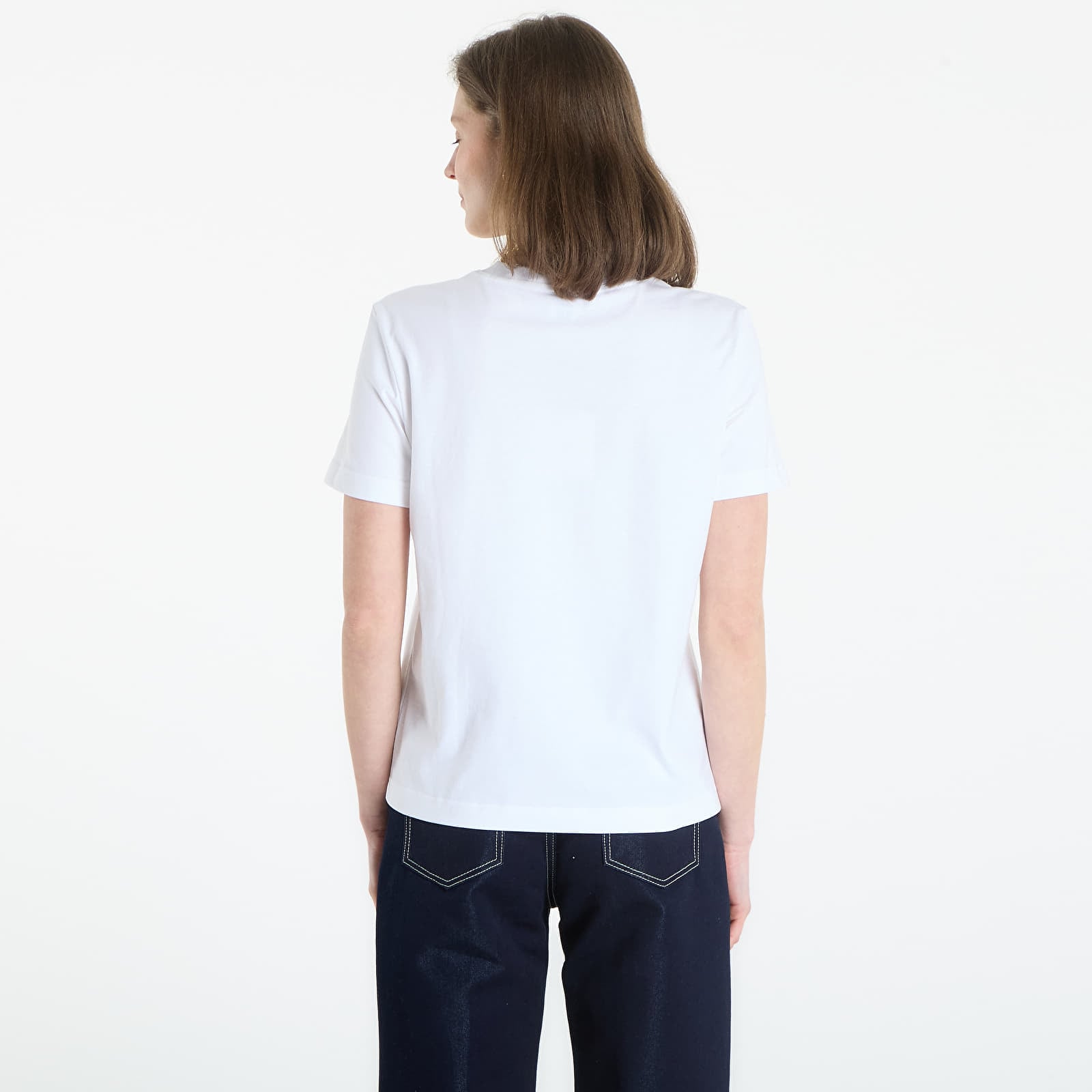 Magliette Calvin Klein Ss 20S Classic Logo Tee Bright White