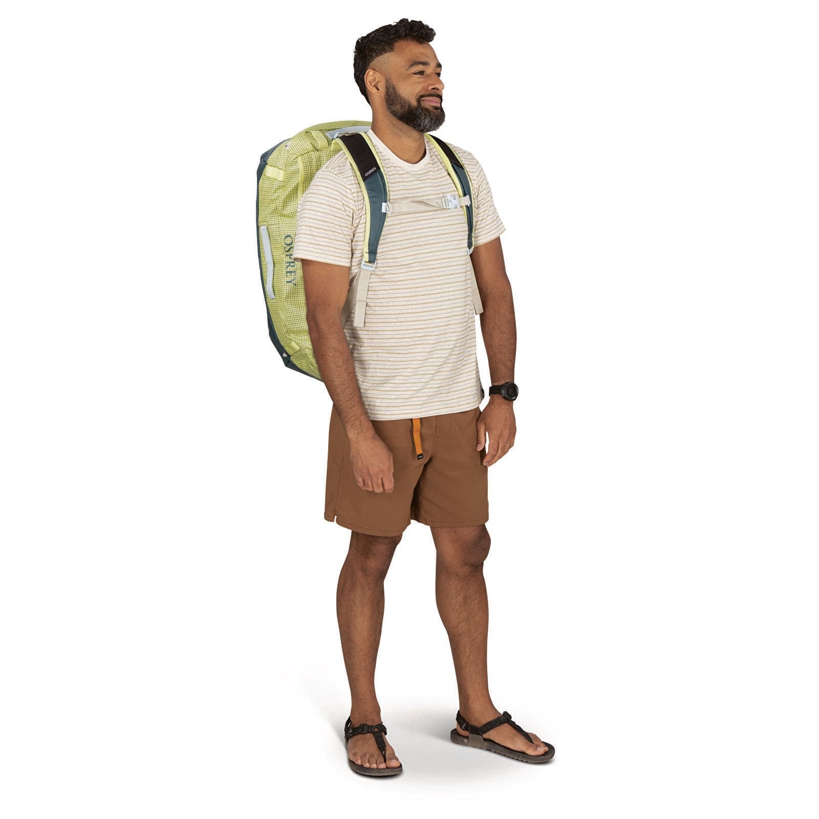 Skuldervesker for menn Osprey Transport Glow Dew/ Torrent Blue