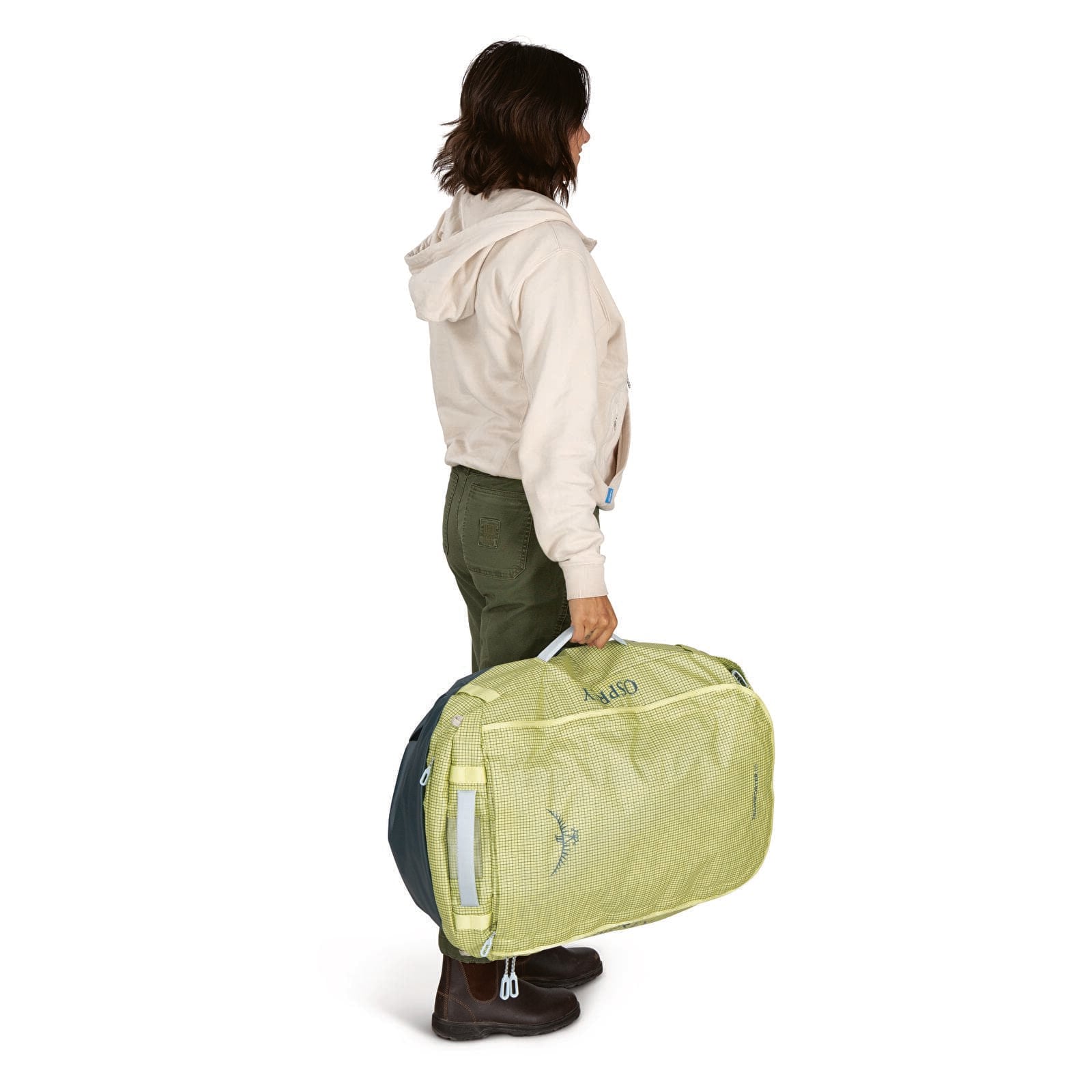 Skuldervesker for menn Osprey Transport Glow Dew/ Torrent Blue