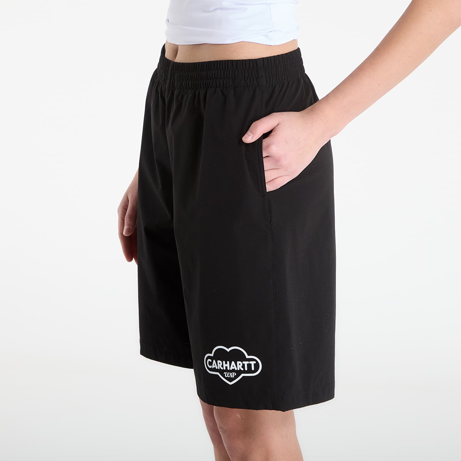 Meeste ujumisriided Carhartt WIP Cloud Heart Swim Trunks UNISEX Black