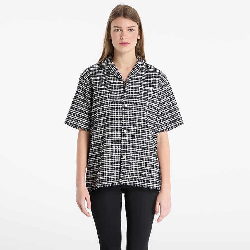 Hemd Carhartt WIP S/S Kander Shirt UNISEX Kander Check/ Black